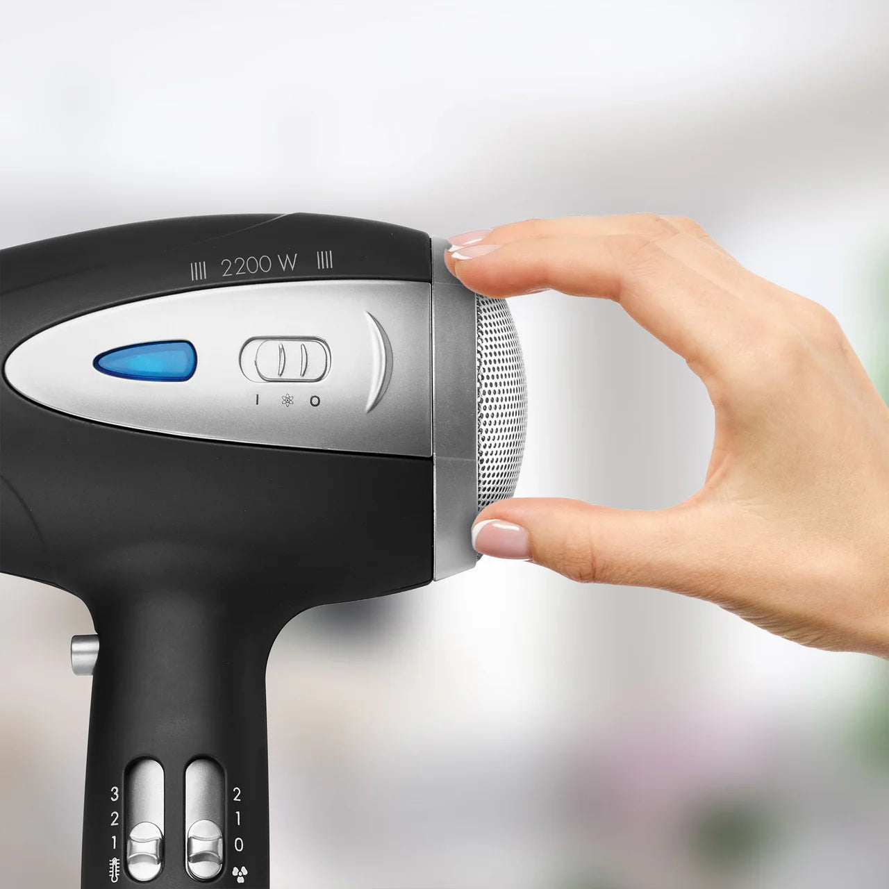 Haartrockner 2200 W Schwarz